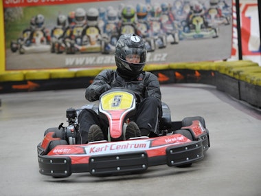 Indoor Go Karting Experience incl. Return Transfers in Prague